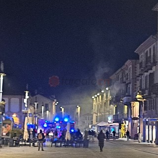 L'intervento in corso Italia