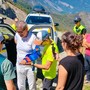 Roaschia, cade e si infortuna un braccio: recuperato e portato a valle [VIDEO]