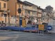 I lavori in corso in piazza Trento e Trieste