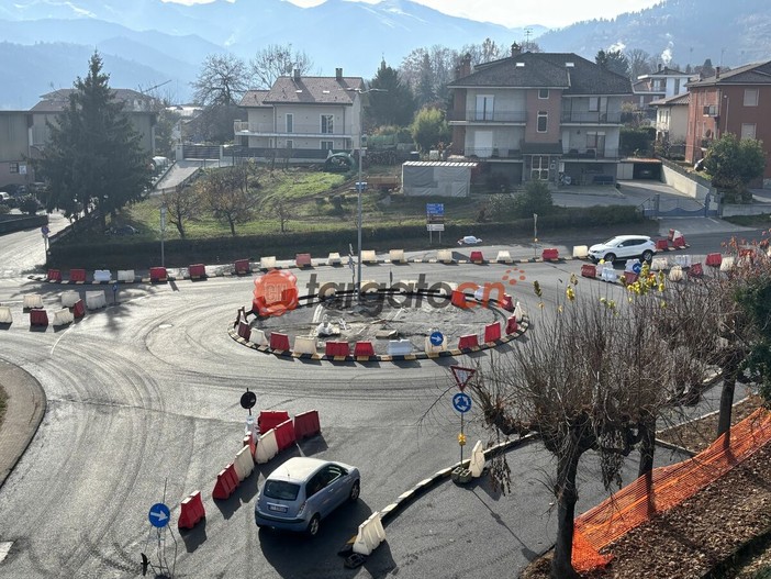 La nuova rotatoria a Villanova La nuova rotatoria a Villanova