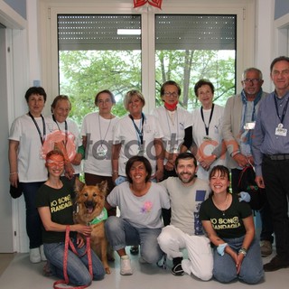 La pet therapy alla casa di riposo di San Michele Mondovì grazie all'AVO
