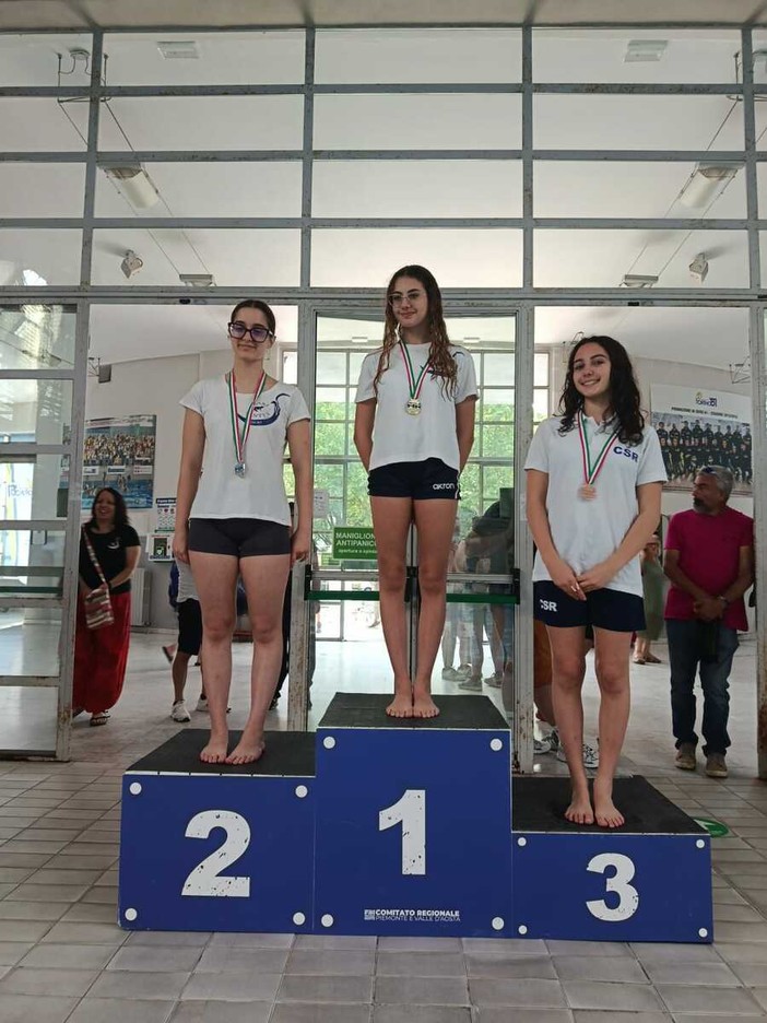 NUOTO / Sommariva Perno, Emma Bertolusso sul podio e due qualificate ai Campionati Italiani di tuffi