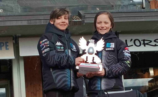 Equipe Limone con il premio dell'Uovo d'Oro di Sestriere Equipe Limone con il premio dell'Uovo d'Oro di Sestriere