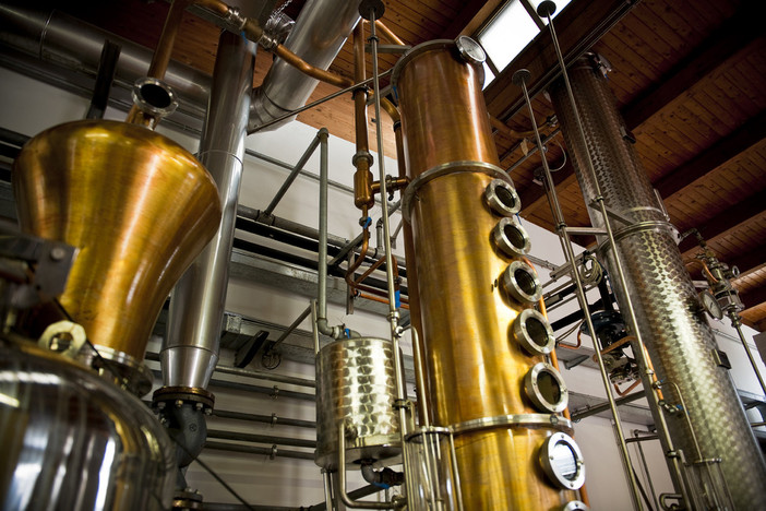 La distilleria Marolo di Alba