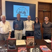 Da sinistra: Enzo Garelli, Davide Peruzzi, Mattia Germone, Nadia Garbolino e Alessandro Terreno Da sinistra: Enzo Garelli, Davide Peruzzi, Mattia Germone, Nadia Garbolino e Alessandro Terreno