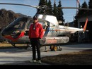 Il pilota di elicotteri Davide Giorda Il pilota di elicotteri Davide Giorda