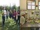 Gli studenti dell'Agrario all'azienda sperimentale in frazione Madonna dell'Olmo di Cuneo e gli allievi dell'Alberghiero impegnati nella preparazione della pasticceria