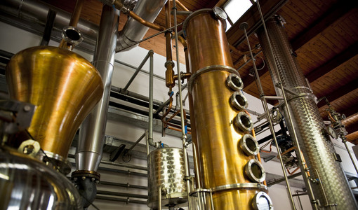 La distilleria Marolo di Alba