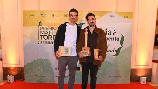 1_Stefano Rinaudo con il vincitore del permio Fabrizio Sani.jpeg 1_Stefano Rinaudo con il vincitore del permio Fabrizio Sani.jpeg