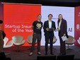 Sebastiano Andreis ritira il premio a Milano di &quot;Navisio Ai&quot; startup Insurtech dell’anno, per l' Italian Insurtech Awards 2025