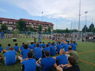 Saluzzo; cerimonia di commemorazione dell'Olimpic Calcio per Rasmane Ouedraogo- foto Paola Ravazzi