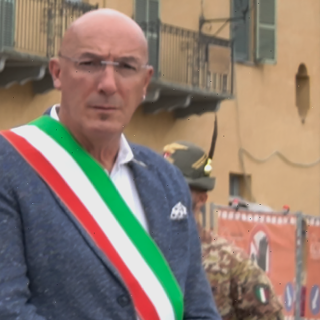 Il sindaco di Lequio Tanaro Giuseppe Trossarello