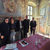 I relatori all'incontro tenuto ieri a Palazzo Mathis