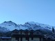 La neve caduta sulle montagne di Limone Piemonte