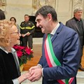 Il sindaco Tallone con Maria Franca Ferrero