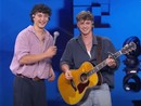 Un'immagine dei due musicisti estrapolata dalla puntata XFactor di Sky Un'immagine dei due musicisti estrapolata dalla puntata XFactor di Sky