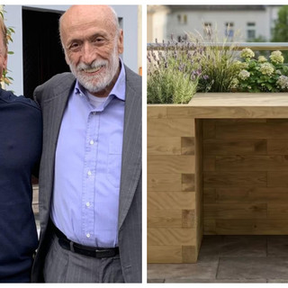 Marco Barberis, responsabile Condotta Slow Food Fossano con il compianto Carlin Petrini - a fianco anteprima progetto Orto terapeutico Marco Barberis, responsabile Condotta Slow Food Fossano con il compianto Carlin Petrini - a fianco anteprima progetto Orto terapeutico