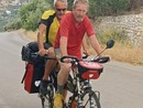 Diego Cossotto, sul tandem, ideatore e protagonista del viaggio verso il Marocco