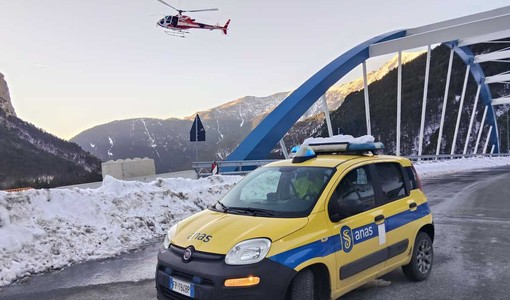 Disgaggio valanghe terminato, il tunnel di Tenda è regolarmente aperto
