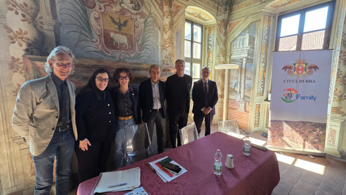 I relatori all'incontro tenuto ieri a Palazzo Mathis