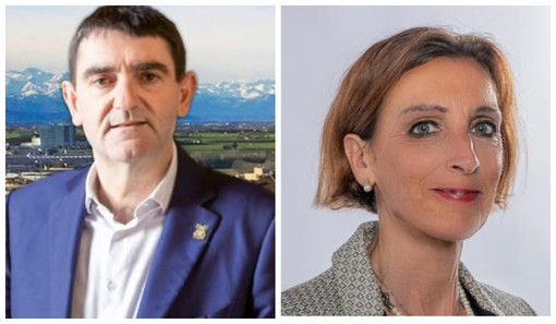 Il sindaco Dario Tallone e la consigliera Mirella Brizio Il sindaco Dario Tallone e la consigliera Mirella Brizio
