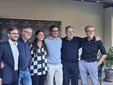 Nelle foto alcuni momenti dell'evento tenuto ieri nella cantina di Serralunga d'Alba