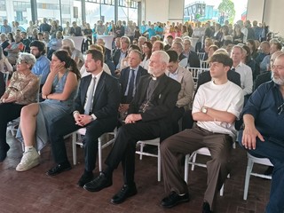 Nelle immagini alcuni momenti della festa tenuta presso la sede aziendale di Marene