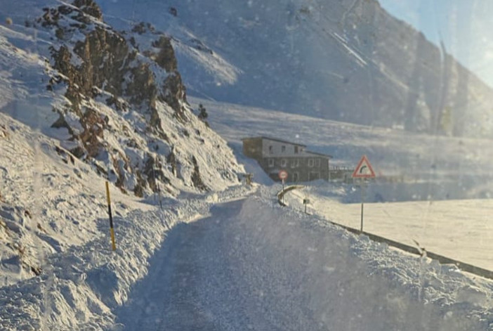 Il Colle della Maddalena verso la riapertura nel pomeriggio