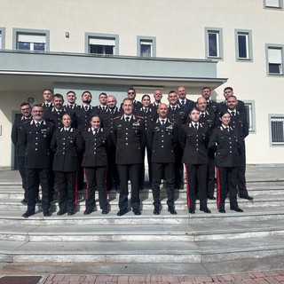 Il generale di corpo d’armata Riccardo Galletta in visita alla Compagnia Carabinieri di Borgo San Dalmazzo