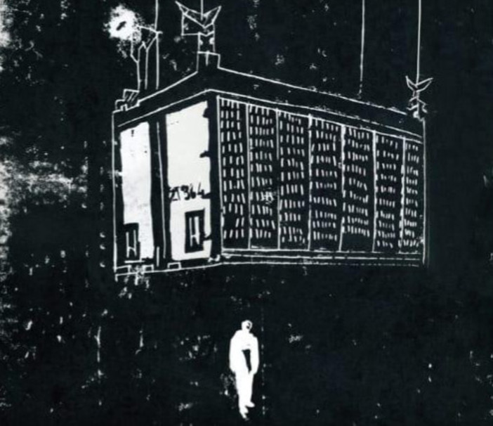 Immagine dalla locandina del film &quot;Portuali&quot; di Perla Sardella