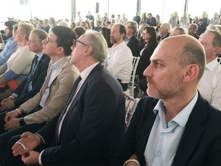 Nelle immagini alcuni momenti della festa tenuta presso la sede aziendale di Marene