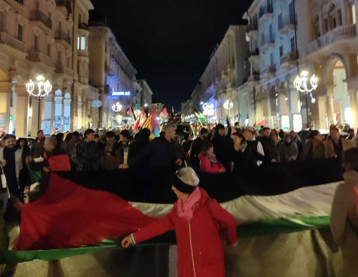 Immagine archivio di una manifestazione a Cuneo Immagine archivio di una manifestazione a Cuneo