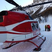Soccorsi in azione a poca distanza da bivacco Bonelli, in Alta Valle Maira