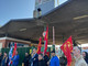 Un presidio di lavoratori all'ex Ilva, nei giorni scorsi Un presidio di lavoratori all'ex Ilva, nei giorni scorsi