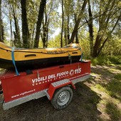Allarme per un bambino di 4 anni caduto nel torrente Maira a Savigliano: vigili del fuoco in forze sul posto