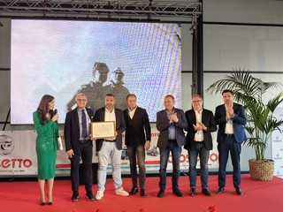 Nelle immagini alcuni momenti della festa tenuta presso la sede aziendale di Marene