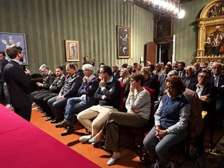 Alcuni momenti della cerimonia tenuta in Sala Consiglio