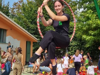 Alcuni momenti di Sport in piazza a Bra Alcuni momenti di Sport in piazza a Bra