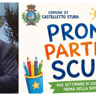 Castelletto Stura lancia “Pronti, Partenza… Scuola!”: un nuovo servizio per sostenere le famiglie prima del ritorno sui banchi