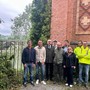 Foto di gruppo durante la consegna del primo lotto dei lavori relativi al ponte di Pollenzo Foto di gruppo durante la consegna del primo lotto dei lavori relativi al ponte di Pollenzo