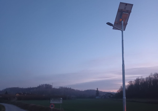 Così si estende l’illuminazione in frazione Sant’Antonino di Salmour: i benefici del nuovo pannello fotovoltaico