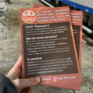 &quot;Piemove penalizza la provincia&quot;: i Giovani Democratici lanciano la raccolta firme