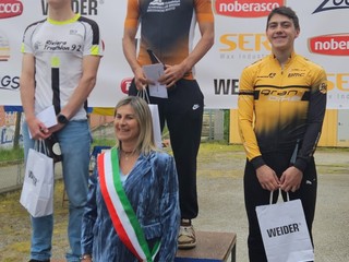 Il podio maschile della passata edizione con la vice sindaca Rattalino