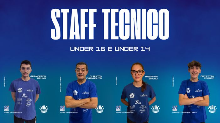 V.B.C. Valle Stura: conferme e nuovi ingressi nello staff tecnico della U16 e U14 V.B.C. Valle Stura: conferme e nuovi ingressi nello staff tecnico della U16 e U14
