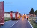 Scontro tra due veicoli sulla Statale 28 a Trinità