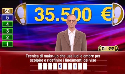 Il tarantaschese Giorgio Giuliano nuovo campione di "Caduta Libera" Il tarantaschese Giorgio Giuliano nuovo campione di "Caduta Libera"