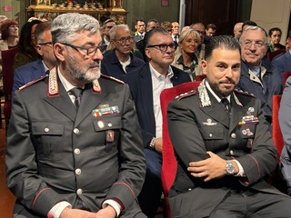 Alcuni momenti della cerimonia tenuta in Sala Consiglio