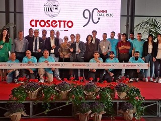 Nelle immagini alcuni momenti della festa tenuta presso la sede aziendale di Marene