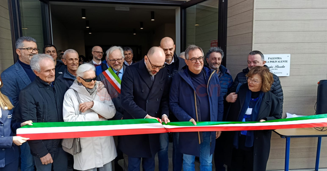 Inaugurata la nuova palestra all'ISS Alberghiero "Donadio" di Dronero [VIDEO E FOTO]