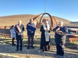 Nelle foto alcuni momenti dell'inaugurazione e della presentazione tenuta presso la cantina Terre del Barolo
